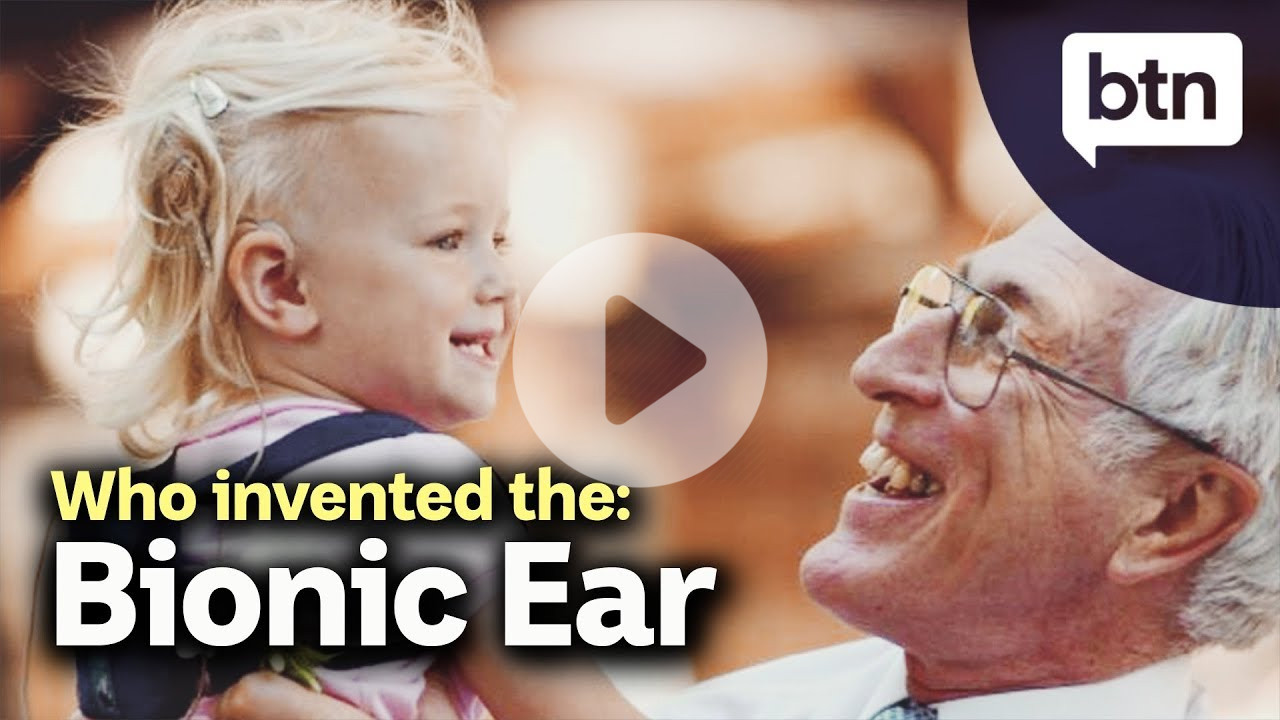 Who Invented the Bionic Ear - Behind the News - YouTube play